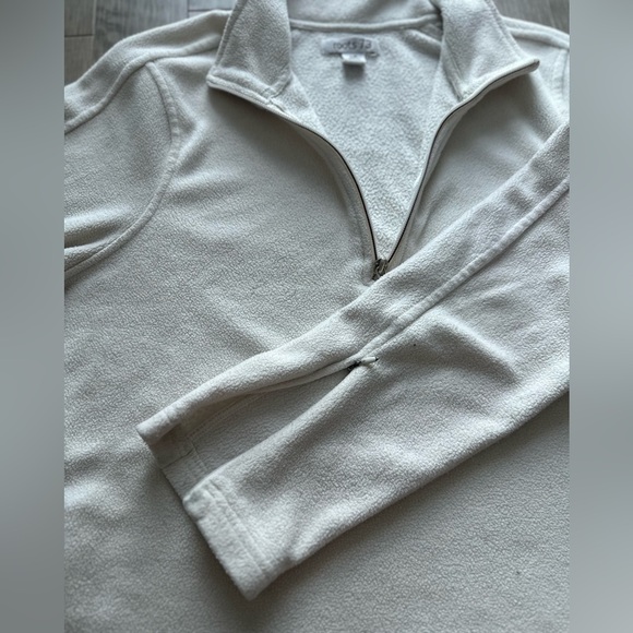 Roots 73 Cream Quarter-Zip Jacket - Picture 4 of 7